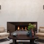 South Kensington penthouse | Living room fireplace | Interior Designers